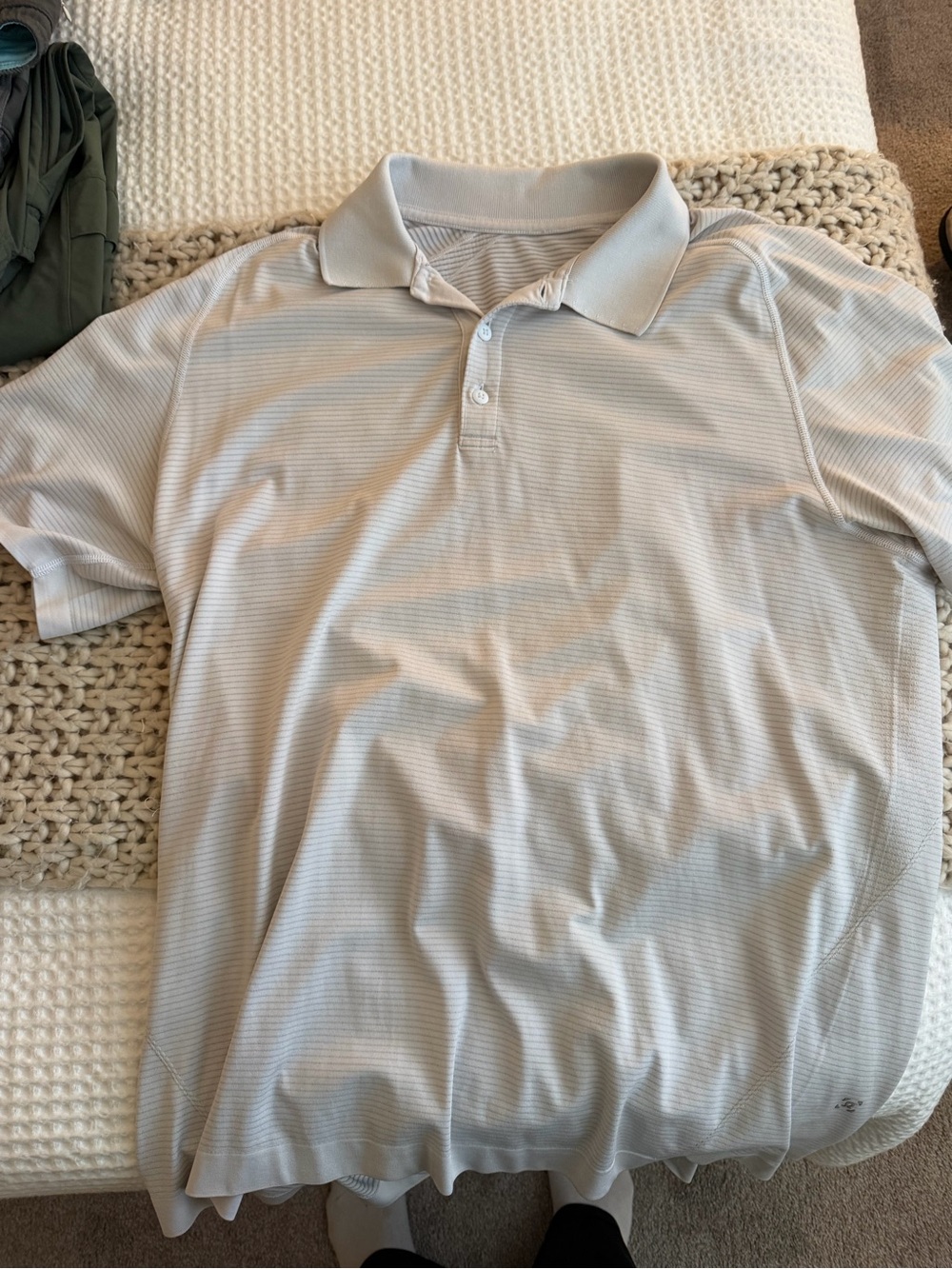 lululemon athletica Men's Light Gray Polo